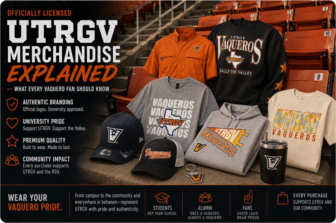 Officially Licensed UTRGV Merchandise Explained: Everything Every Vaquero Fan Should Know