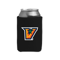 UTRGV™ V Logo Can Cooler - Black | Official Licensed Beverage Koozie