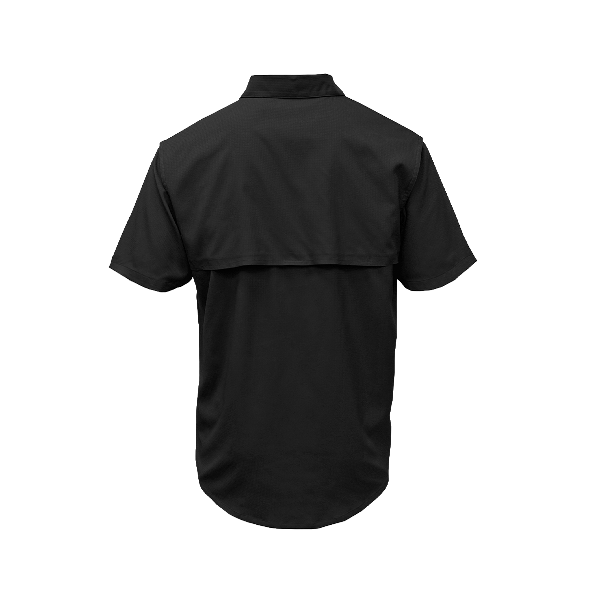UTRGV™ - Orange Vaqueros Logo - Men's Black Fishing Shirt | Official Apparel