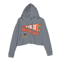 UTRGV™ Flag Pennant Crop Hoodie - Storm | Official Licensed Apparel