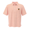 UTRGV™ Vaqueros All-Over Print Embroidered Golf Polo - White | Official Licensed Apparel