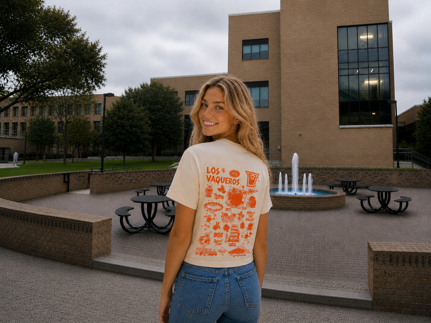 UTRGV™ Collegiate Illustration T-Shirt - Ivory | Official Licensed Apparel