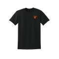UTRGV™ Orange V Logo Spirit Tee - Black | Official Licensed Apparel