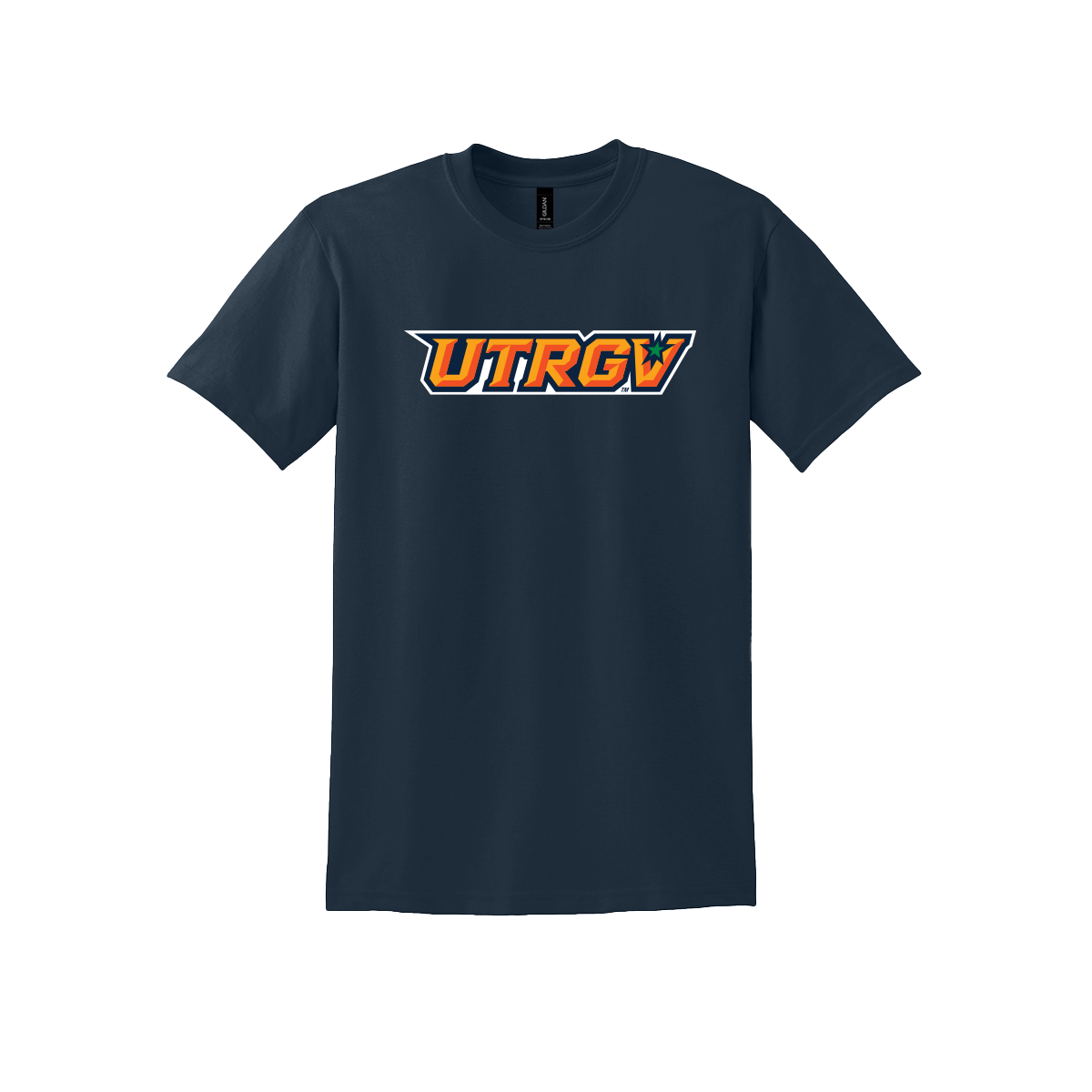 UTRGV™ Primary Logo Full Color Performance T-Shirt - Navy | Official Licensed Apparel