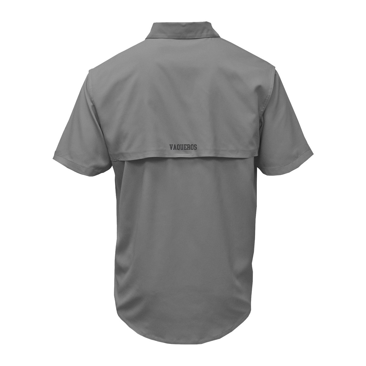 UTRGV™ Black Texas Logo Men's Fishing Shirt - Grey | Official Licensed Apparel
