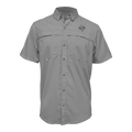 UTRGV™ Black Texas Logo Men's Fishing Shirt - Grey | Official Licensed Apparel