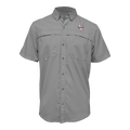 UTRGV™ Texas Logo Men's Fishing Shirt - Grey | Official Licensed Apparel