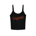 UTRGV™ Vaqueros Rope Logo Spaghetti Strap Tank - Black | Official Licensed Apparel