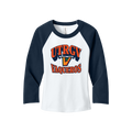UTRGV™ Vaqueros Women’s Raglan Baby Tee – Navy | Official Licensed Apparel