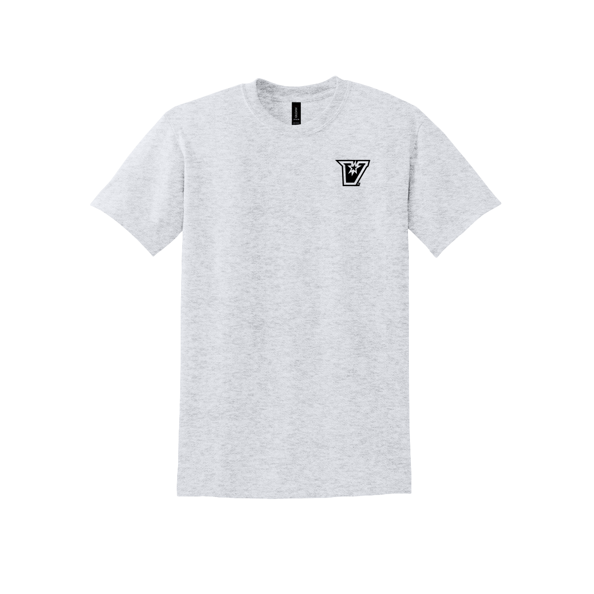 UTRGV™ Left Chest “V” Black Logo Performance T-Shirt - Ash | Official Licensed Apparel