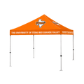 UTRGV™ Full Sublimation Event Tent Canopy 10ft x 10ft - Orange | Official Licensed Product