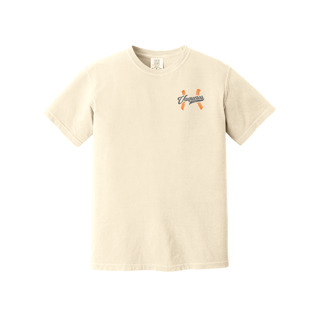 UTRGV™ Vaqueros Baseball Heritage T-Shirt - Ivory | Official Licensed Apparel