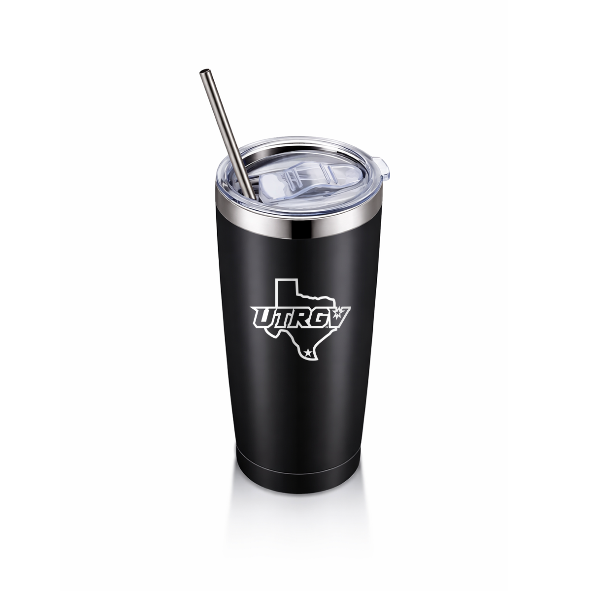 UTRGV™ Texas Logo Laser Engraved Tumbler - Black | Official Licensed