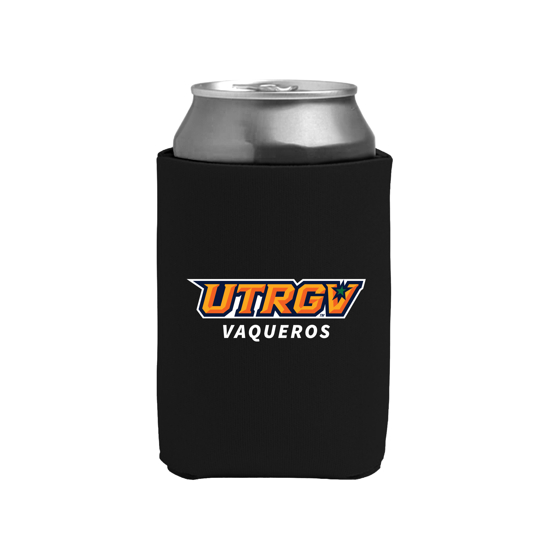 UTRGV™ Vaqueros Koozie - Black | Official Licensed