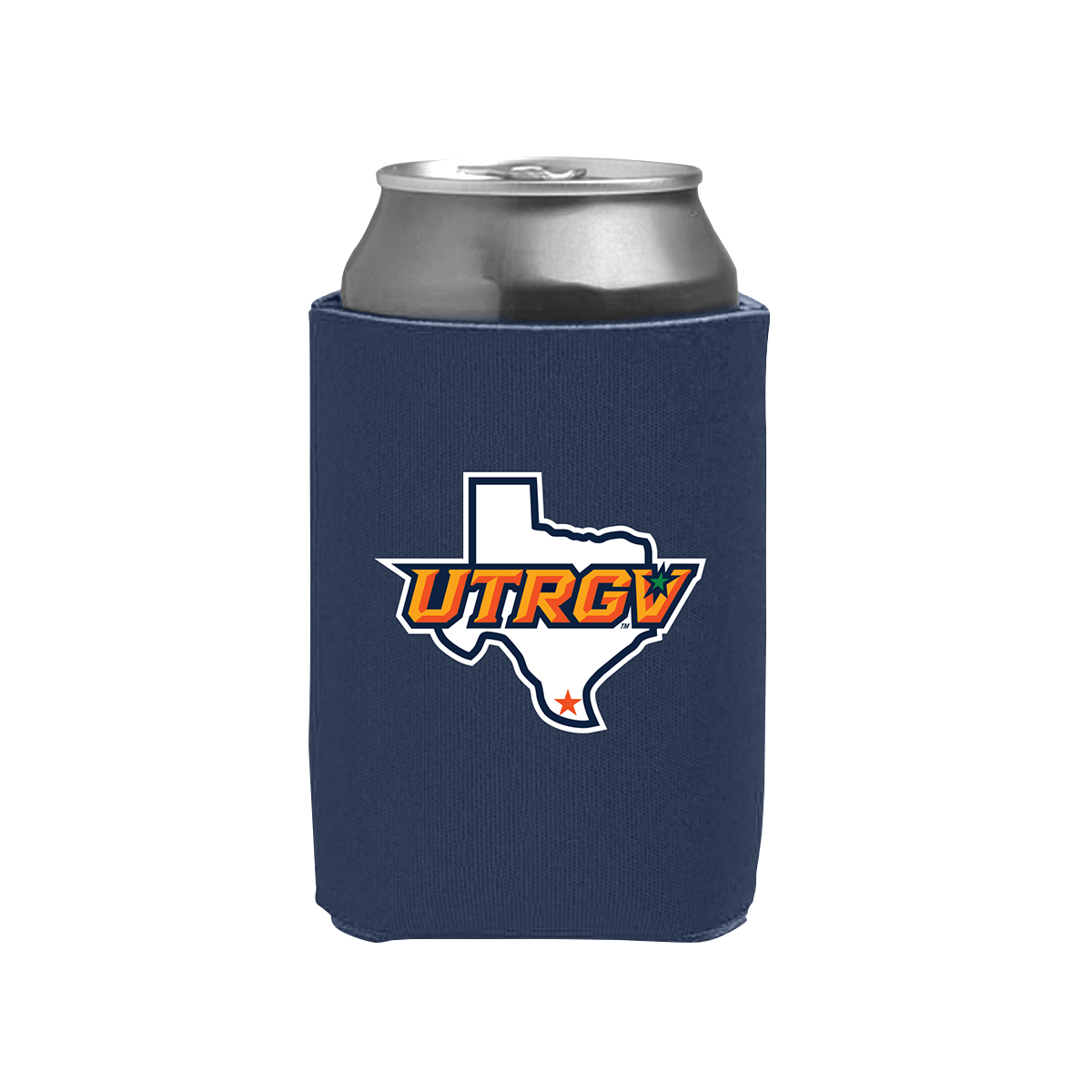 UTRGV™ Texas Logo Koozie - Navy | Official Licensed Product