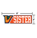 UTRGV™ Vaquero Sister Car Decal - White | Official Licensed Accessory