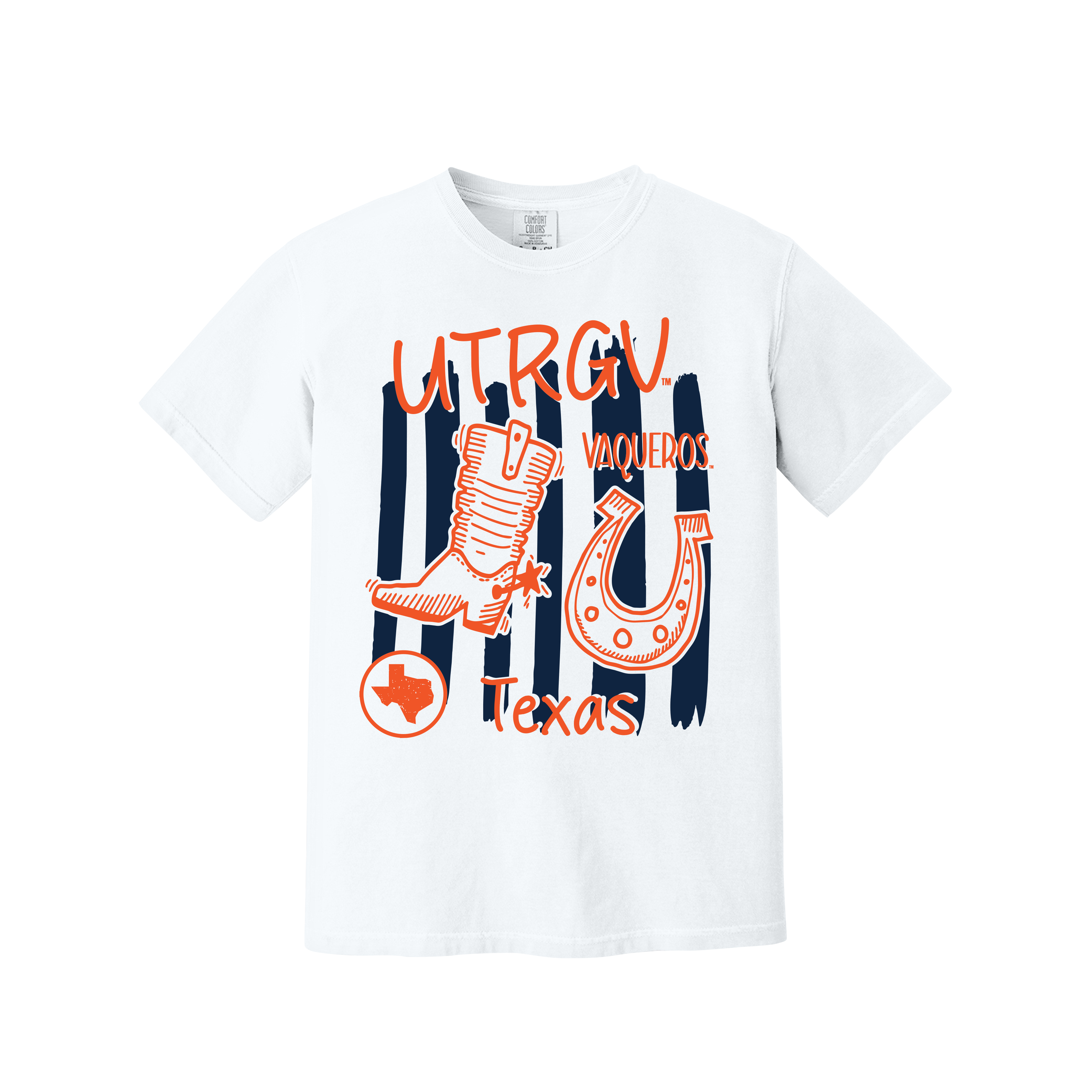 UTRGV™ Western Vibe Graphic T-Shirt - White | Official Licensed Apparel