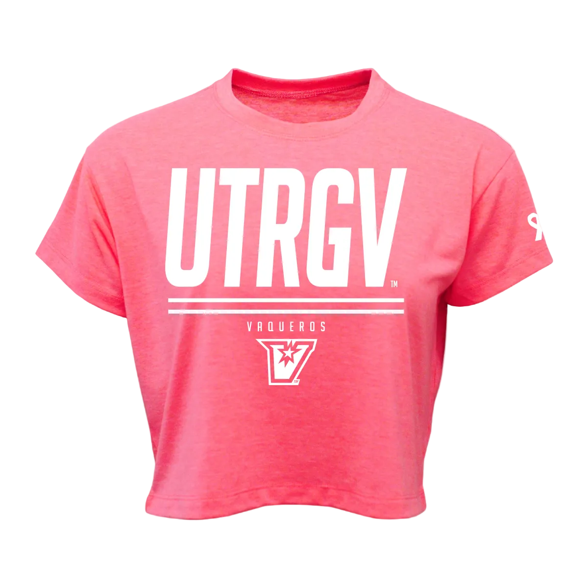 UTRGV™ Pink Out Crop Top - Pink | Official Licensed Apparel