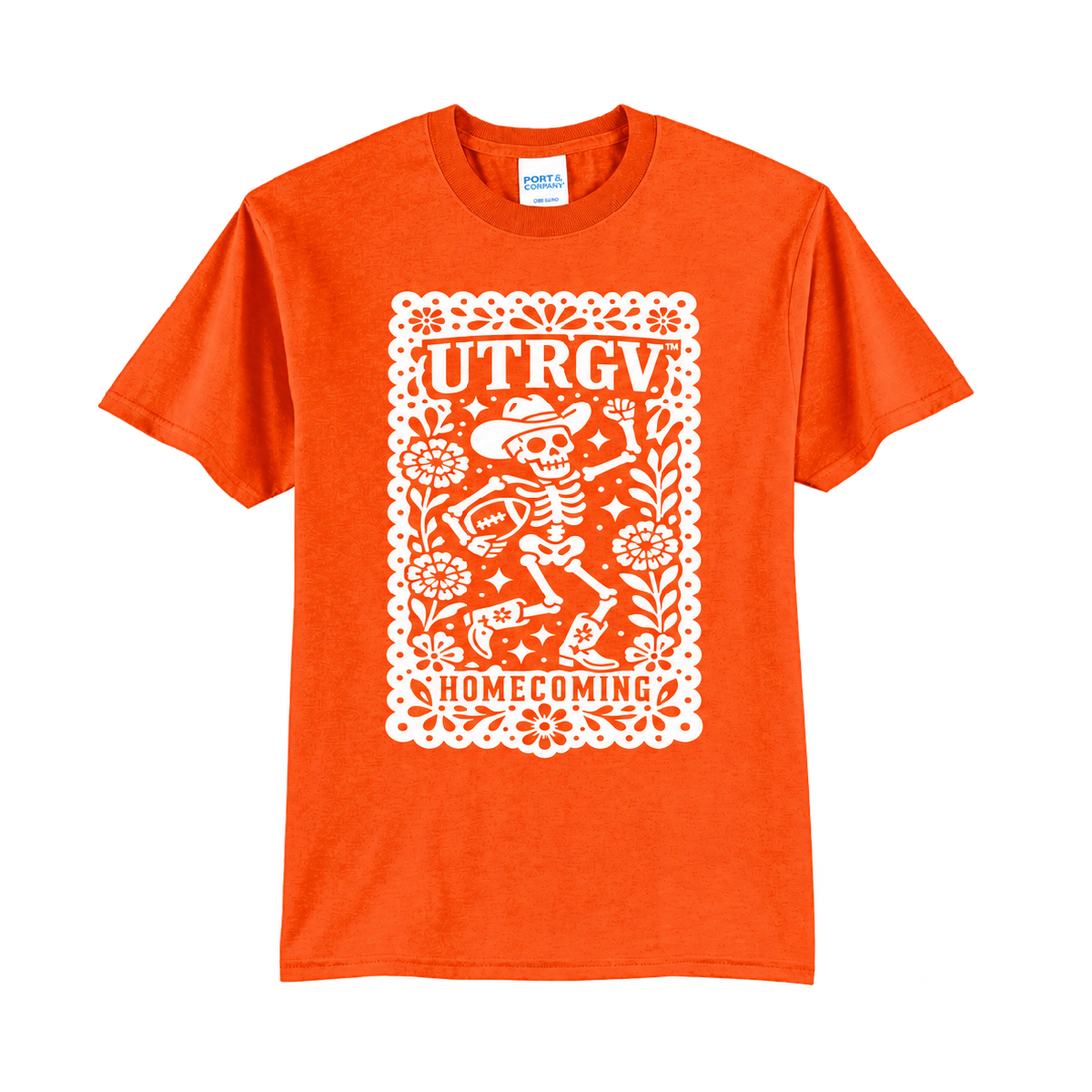 UTRGV™ Papel Picado Homecoming Tee - Orange | Official Licensed Apparel