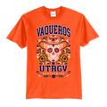 UTRGV™ Día De Los Muertos Vaquero T-Shirt - Orange | Official Licensed Apparel