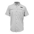 UTRGV™ - Black Primary Logo - Men's Silver Fishing Shirt | Official Apparel