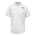 UTRGV™ - Primary Logo - Men's White Fishing Shirt | Official Apparel