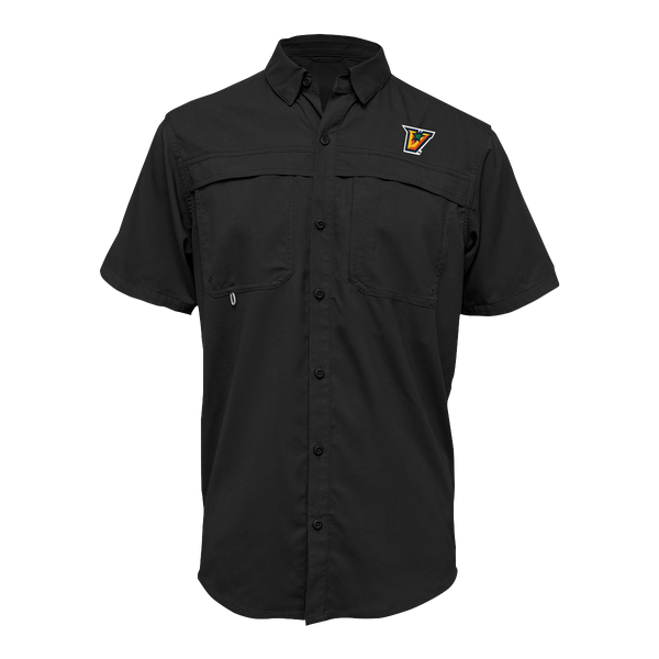 UTRGV™ - V Logo - Men's Black Fishing Shirt | Official Apparel