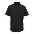 UTRGV™ - Orange V Logo - Men's Black Fishing Shirt | Official Apparel
