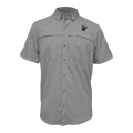 UTRGV™ - Black V Logo - Men's Grey Fishing Shirt | Official Apparel