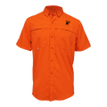 UTRGV™ - Black V Logo - Men's Orange Fishing Shirt | Official Apparel