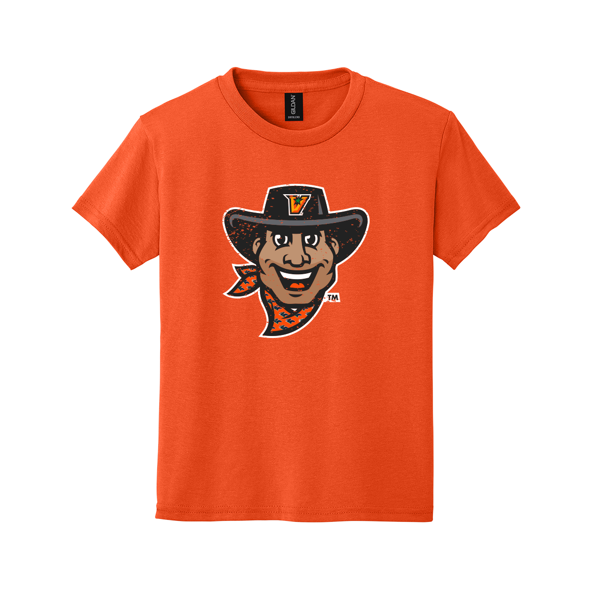 UTRGV™ Vaquero Mascot Youth T-Shirt - Orange | Official Licensed Apparel