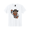 UTRGV™ Half Body Vaquero Mascot Youth T-Shirt - White | Official Licensed Apparel