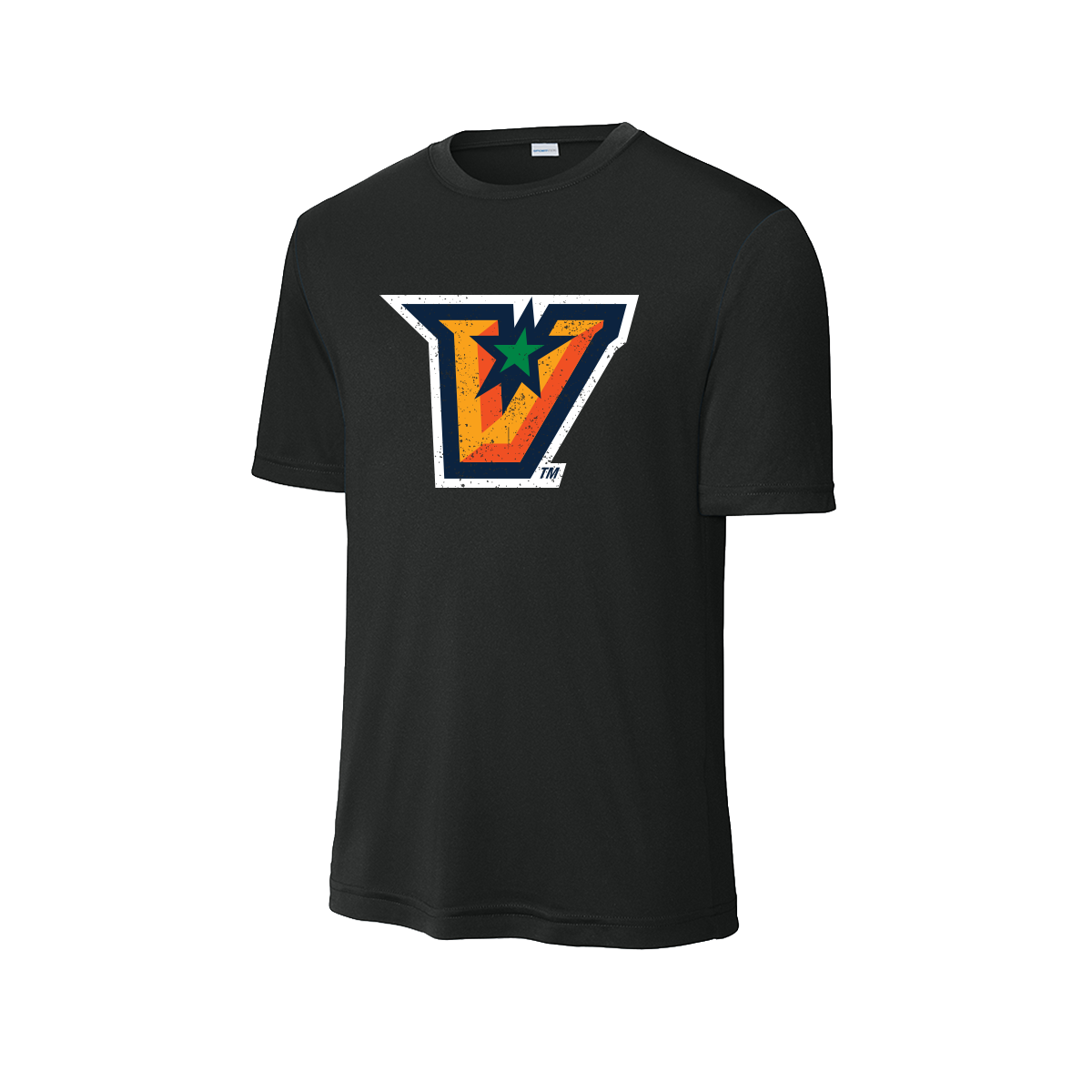 UTRGV™ Grunge V Logo Performance T-Shirt - Black | Official Licensed Apparel