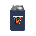 UTRGV™ V Logo Can Cooler - Navy | Official Licensed Beverage Koozie