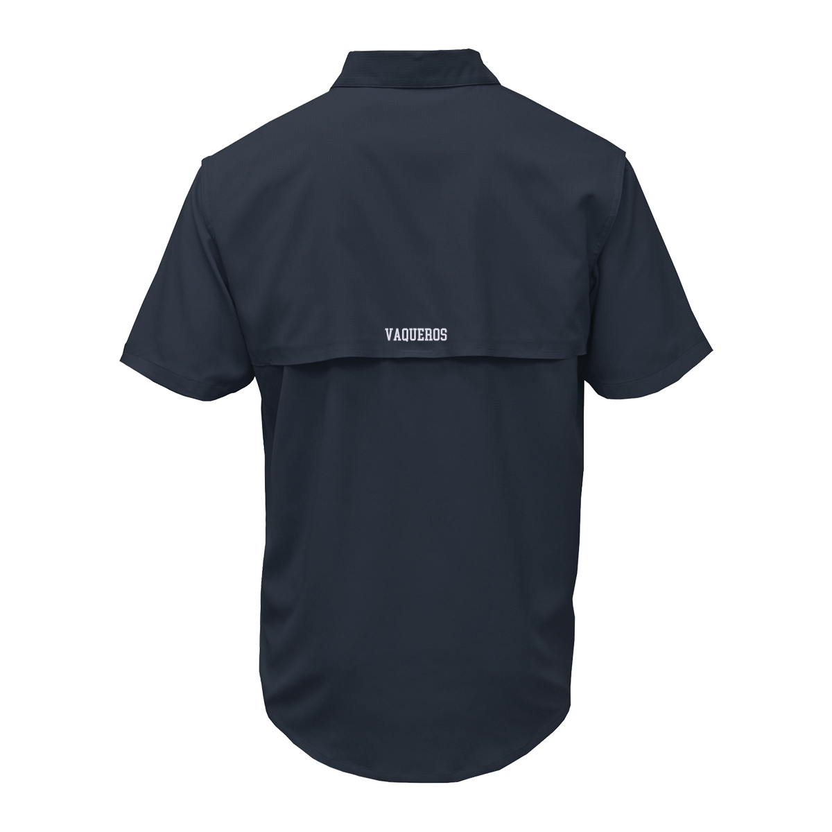 UTRGV™ White Texas Logo Men's Fishing Shirt - Navy | Official Licensed Apparel