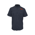 UTRGV™ - Orange Vaqueros Logo - Men's Navy Fishing Shirt | Official Apparel