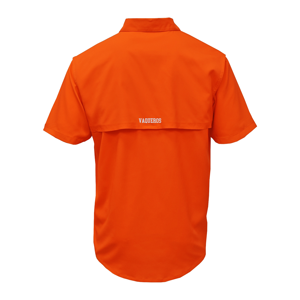 UTRGV™ White Texas Logo Men's Fishing Shirt - Orange | Official Licensed Apparel