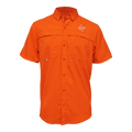 UTRGV™ White Texas Logo Men's Fishing Shirt - Orange | Official Licensed Apparel