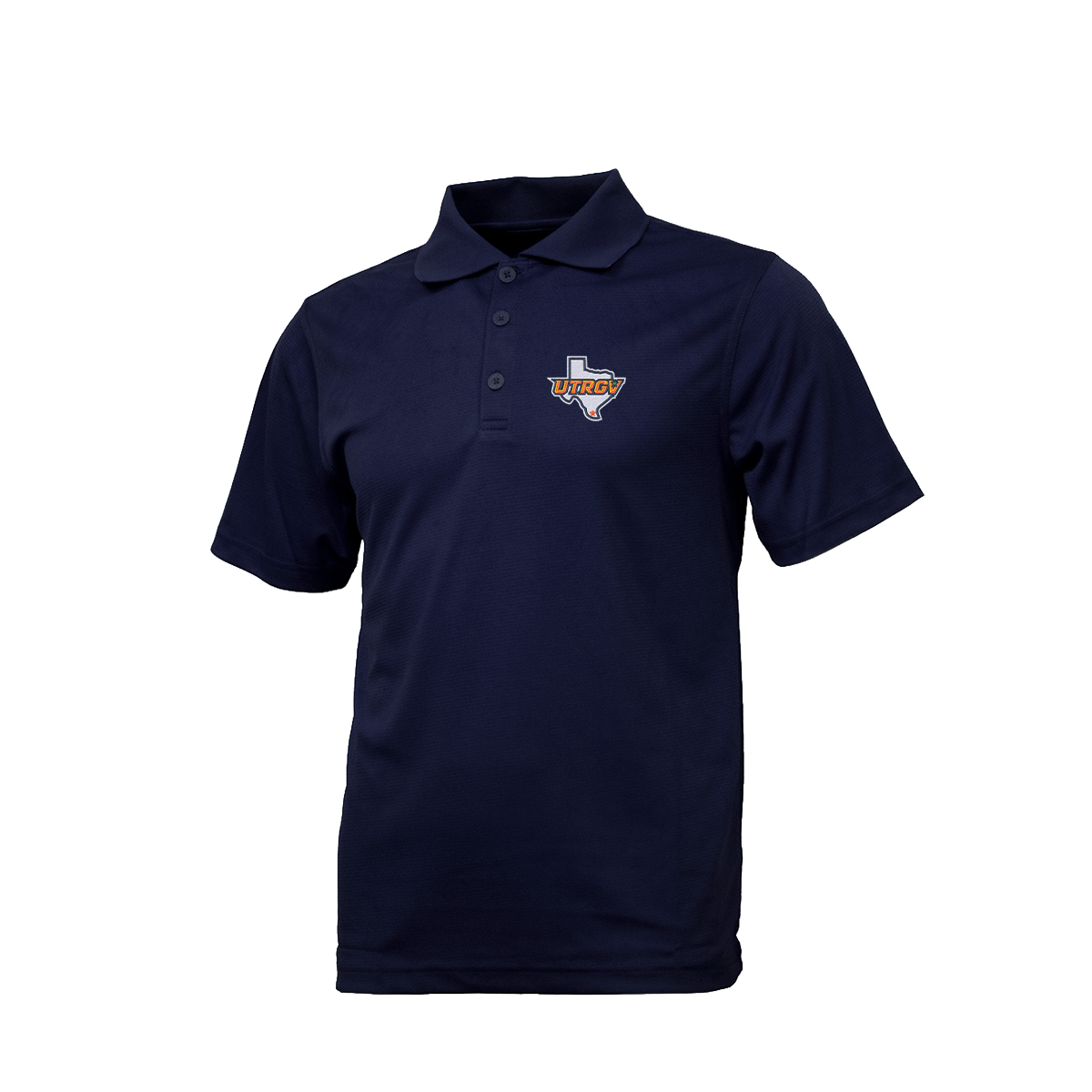 UTRGV™ Texas Logo Men's Polo - Navy | Official Licensed Apparel
