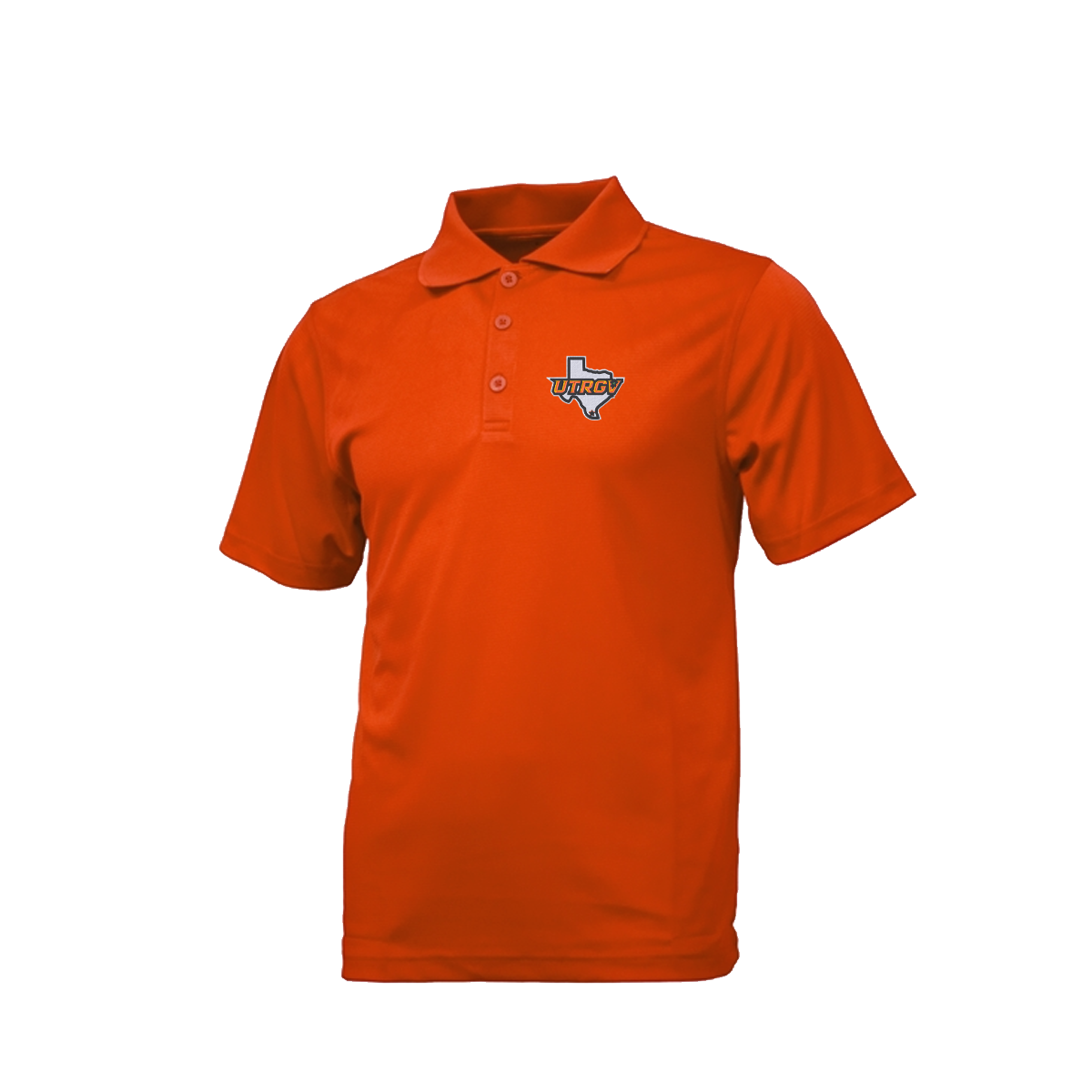 UTRGV™ Texas Logo Men's Polo - Orange | Official Licensed Apparel