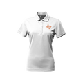 UTRGV™ - Orange Texas Logo - Women's White Polo