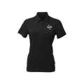 UTRGV™ - White Texas Logo - Women's Black Polo