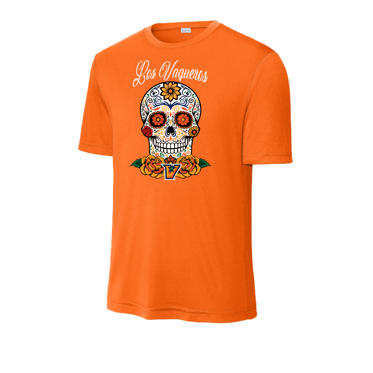 UTRGV™ Día De Los Muertos Los Vaqueros T-Shirt - Orange | Official Licensed Apparel