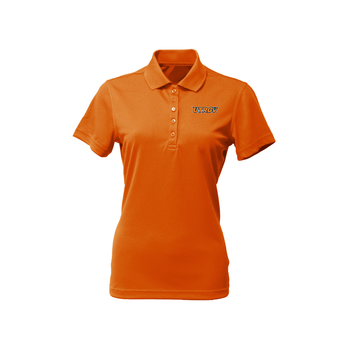 UTRGV™ - Primary Logo - Women's Orange Polo