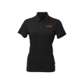 UTRGV™ - Orange Primary Logo - Women's Black Polo