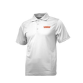 UTRGV™ Orange Primary Logo Men's Polo - White | Official Licensed Apparel