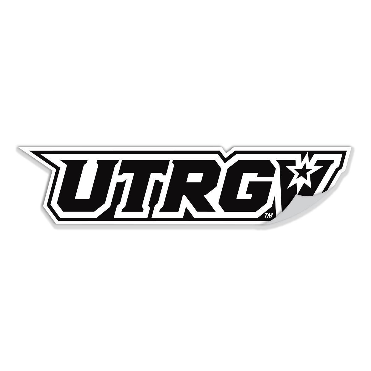 UTRGV™ Black Logo Decal - White | Official Licensed Accessory