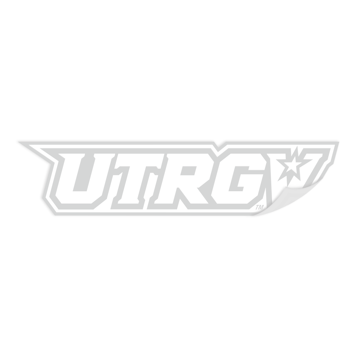 UTRGV™ White Logo Decal - White | Official Licensed Accessory