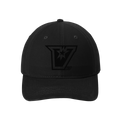 UTRGV™ Embroidered Blackout V Logo Dad Cap - Black | Official Licensed Headwear
