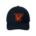 UTRGV™ Embroidered V Logo Dad Cap - Black/Orange | Official Licensed Headwear